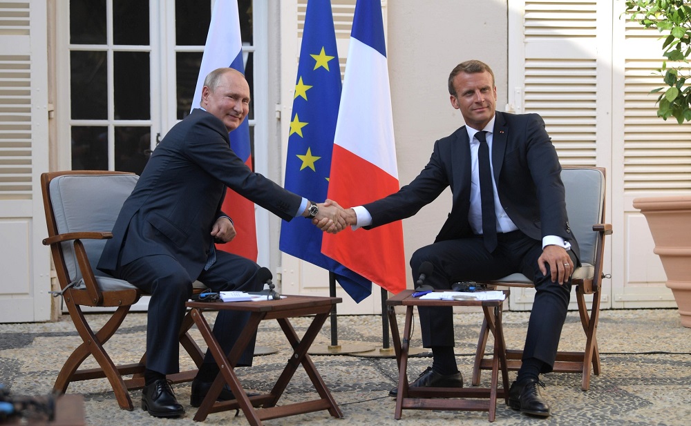 Macron &quot;Europa strekt van Lissabon tot Vladivostok&quot; Geotrendlines